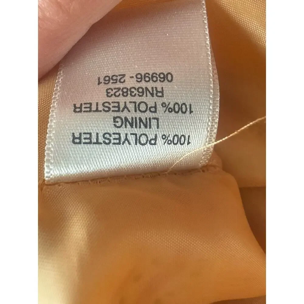 Vintage Women Boho Fairy Trumpet Midi Skirt Size 14 Southwestern Print Metallic